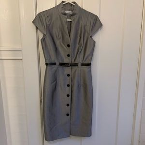 Calvin Klein dress- silver, professional